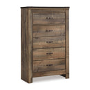  Signature Design by Ashley Trinell B446B80 8 pc Queen Poster Bedroom Set IMAGE 6