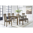  Signature Design by Ashley Urbinforte PCD592 6 pc Dining Set IMAGE 1
