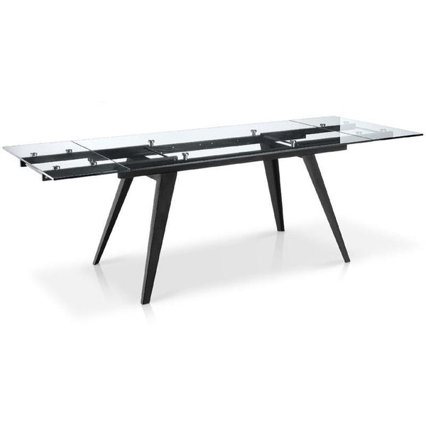 Korson Furniture Sharp Dining Table with Glass Top SEF2050 IMAGE 1