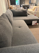 Curated UR48-65/-60 LHF Sofa & RHF Peninsula in Cashmere Charcoal