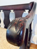 Georgian Revival Mahogany Settee