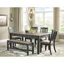  Signature Design by Ashley Tyler Creek Dining Chair D736-01 IMAGE 10