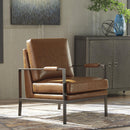  Signature Design by Ashley Peacemaker Stationary Leather Look Accent Chair A3000029 IMAGE 2