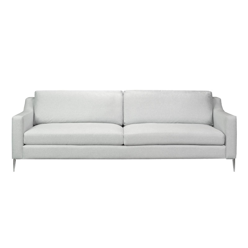 Brentwood Classics Lyra stationary Fabric Sofa Lyra 1031-38 Sofa - Sophie Light Grey IMAGE 1