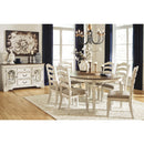  Signature Design by Ashley Oval Realyn Dining Table D743-35 IMAGE 10