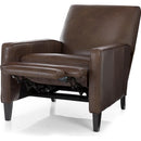 Decor-Rest Furniture Leather Recliner Kick Back 7312 Push Back Reclining Chair IMAGE 2