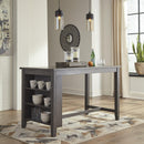  Signature Design by Ashley Caitbrook Counter Height Dining Table with Trestle Base D388-13 IMAGE 2