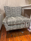 Curated 786535 Everette Chair Teton Domino / Base: Pewter Finish