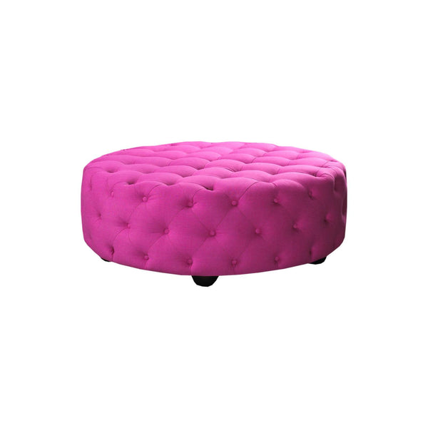 Brentwood Classics Paradis Fabric Ottoman Paradis 257-12 Ottoman - Nubia Fuschia IMAGE 1