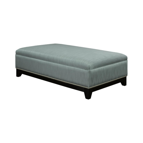 Brentwood Classics Porter Fabric Ottoman Porter 307-1655 Ottoman - Dayglow Mineral IMAGE 1