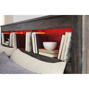  Signature Design by Ashley Drystan Queen Bookcase Bed with Storage B211-65/B211-54S/B211-96 IMAGE 5