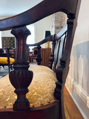 Georgian Revival Mahogany Settee