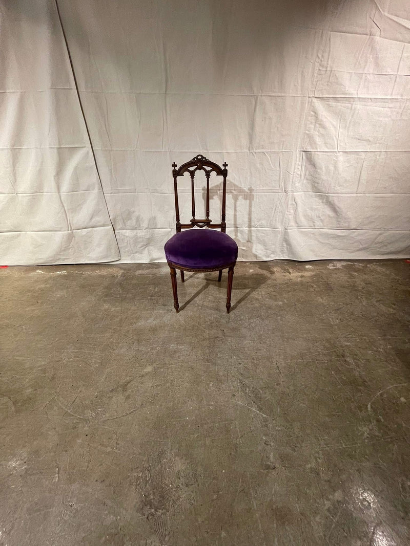 Purple Seated Chair
