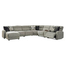  Signature Design by Ashley Colleyville 54405 7 pc Power Sectional IMAGE 1