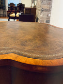 Mahogany Drum Pedestal Table