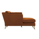  Robin Bruce Madeline Fabric 2 pc Sectional Madeline-110/Madeline-215 2 pc Sectional - Terracotta/Washed Oak/Brass IMAGE 3