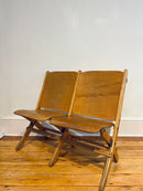 Mid-Century Folding Bench