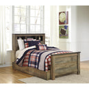  Signature Design by Ashley Trinell B446B22 Twin Bookcase Bed with 1 Large Storage Drawer IMAGE 2