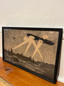 Zeppelin Raid Over London Print