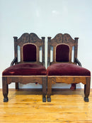 Jacobean Revival Upholstered Chair