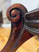 Mahogany Drum Pedestal Table