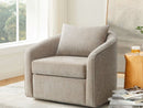 Curated 480414-B6516 Soren Swivel Chair Brown