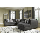  Ashley Reidshire 67622S2 3 pc Sectional with Chaise IMAGE 2