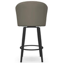 Amisco Benson 41336-26 Counter Height Swivel Stool - Black Coral/Stratus IMAGE 5