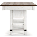  Signature Design by Ashley Valebeck D546-32 Rectangular Dining Room Counter Table IMAGE 4