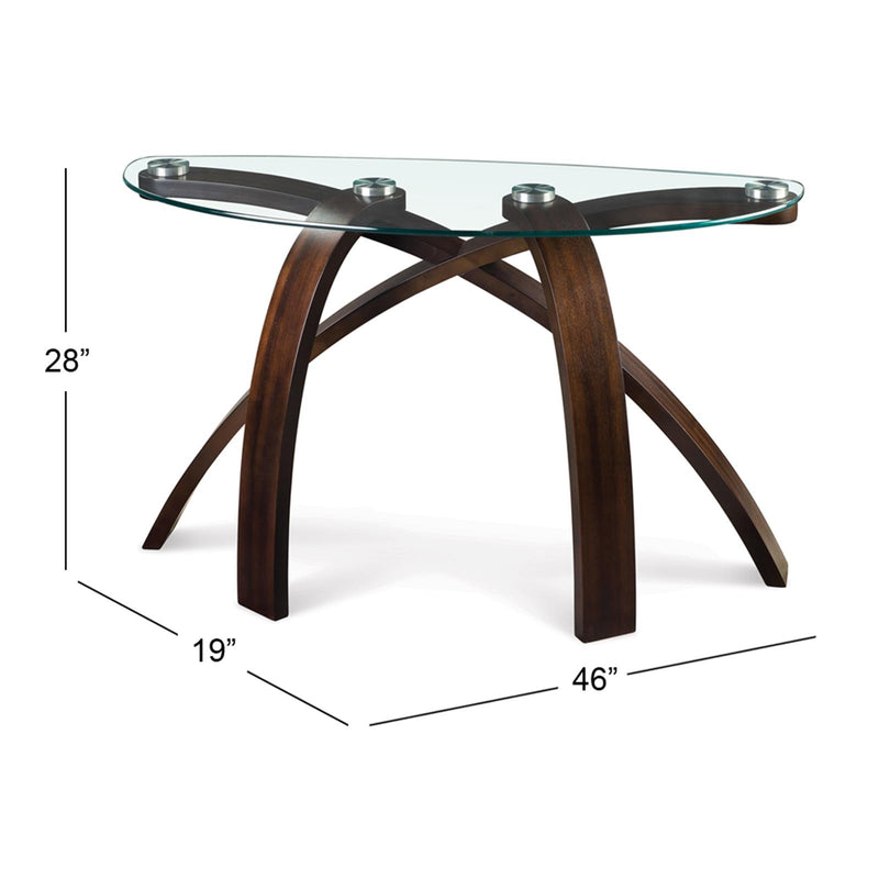 Magnussen Allure Sofa Table T1396-75B/T1396-75T IMAGE 2
