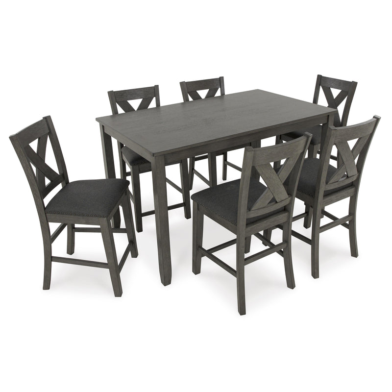 Signature Design by Ashley Caitbrook 7 pc Counter Height Dinette D388-423 IMAGE 2