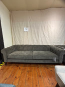 Curated U030501C Hugh Sofa Cover: Savvy Caviar / Finish: Espresso - U030503 Hugh Chair Cover: Savvy Caviar / Finish: Espresso