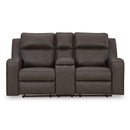 Signature Design by Ashley Lavenhorne Reclining Leather Look Loveseat 6330694C IMAGE 3