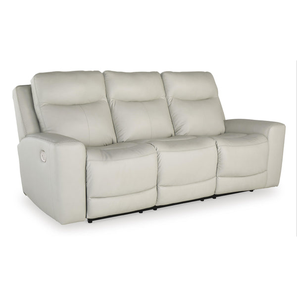 Signature Design by Ashley Mindanao Power Reclining Leather Match Sofa U5950515C IMAGE 1