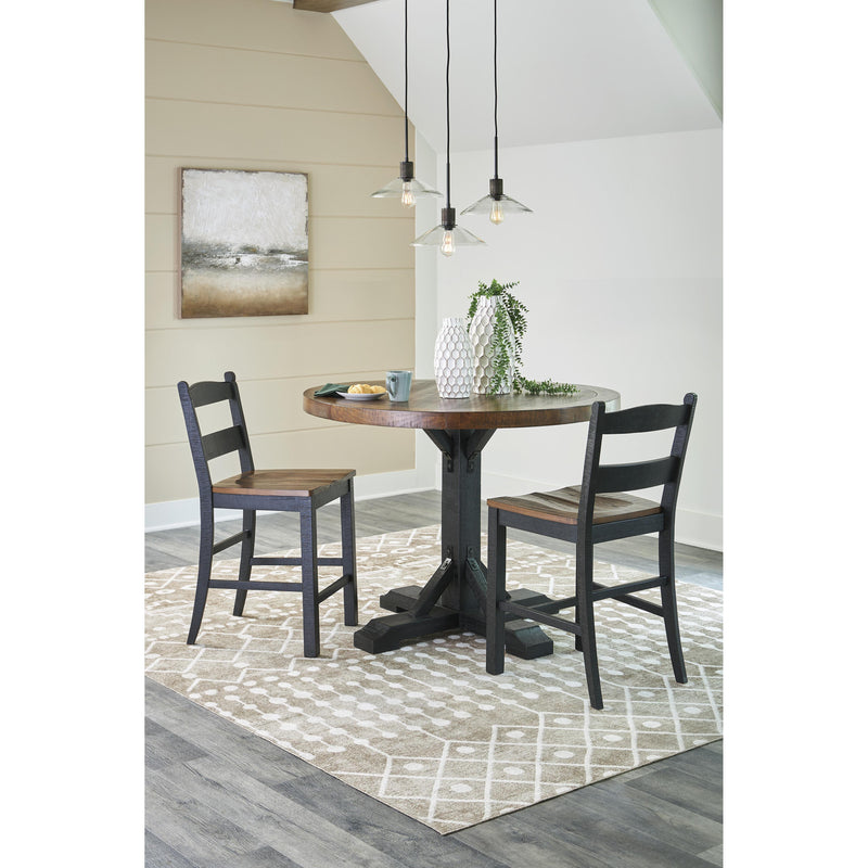 Signature Design by Ashley Round Valebeck Counter Height Dining Table with Pedestal Base D546-23B/D546-23T IMAGE 11