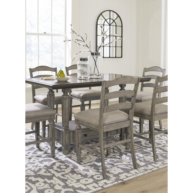 Signature Design by Ashley Lodenbay Counter Height Dining Table with Pedestal Base D751-13 IMAGE 11