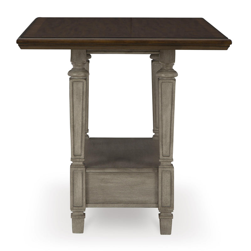 Signature Design by Ashley Lodenbay Counter Height Dining Table with Pedestal Base D751-13 IMAGE 4