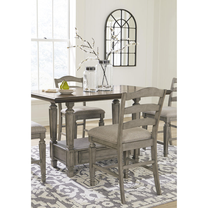Signature Design by Ashley Lodenbay Counter Height Dining Table with Pedestal Base D751-13 IMAGE 8
