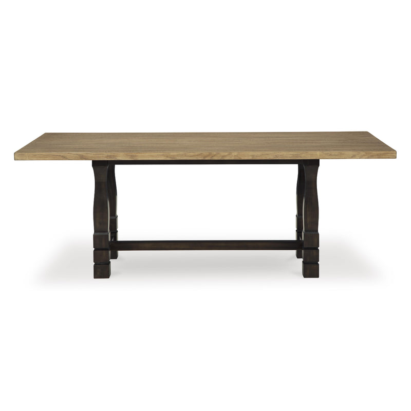 Signature Design by Ashley Charterton Dining Table with Trestle Base D753-25 IMAGE 2
