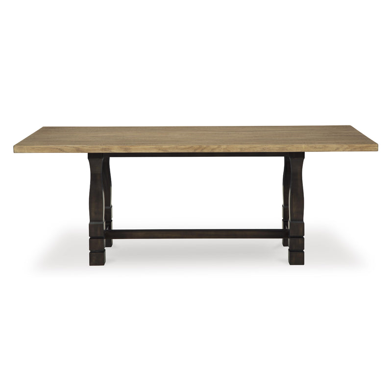 Signature Design by Ashley Charterton Dining Table with Trestle Base D753-25 IMAGE 2