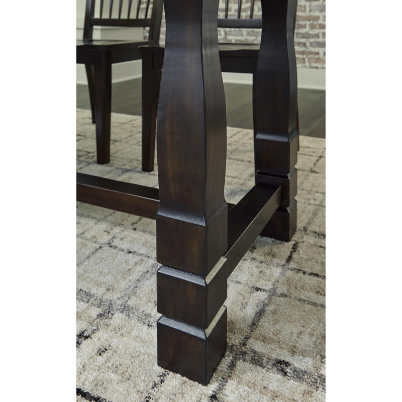 Signature Design by Ashley Charterton Dining Table with Trestle Base D753-25 IMAGE 7