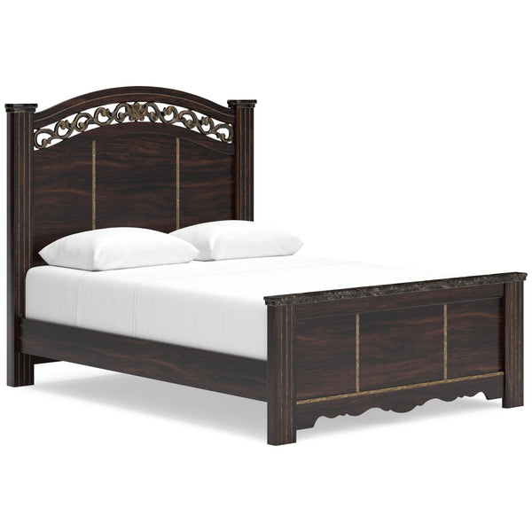 Signature Design by Ashley Glosmount Queen Poster Bed B1055-67/B1055-64/B1055-96 IMAGE 1