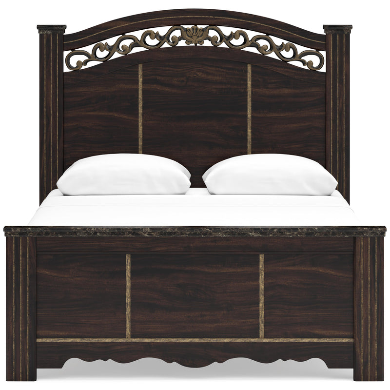 Signature Design by Ashley Glosmount Queen Poster Bed B1055-67/B1055-64/B1055-96 IMAGE 2