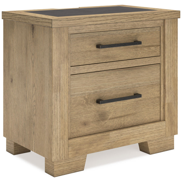 Signature Design by Ashley Galliden 2-Drawer Nightstand B841-92 IMAGE 1