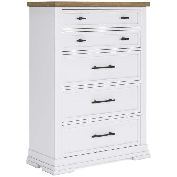 Signature Design by Ashley Ashbryn 5-Drawer Chest B844-46 IMAGE 1