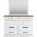 Signature Design by Ashley Ashbryn 10-Drawer Dresser with Mirror B844-31/B844-36 IMAGE 3