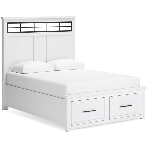 Signature Design by Ashley Ashbryn Queen Panel Bed with Storage B844-57/B844-54S/B844-97 IMAGE 1