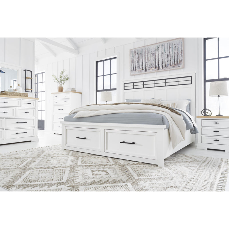 Signature Design by Ashley Ashbryn Queen Panel Bed with Storage B844-57/B844-54S/B844-97 IMAGE 3