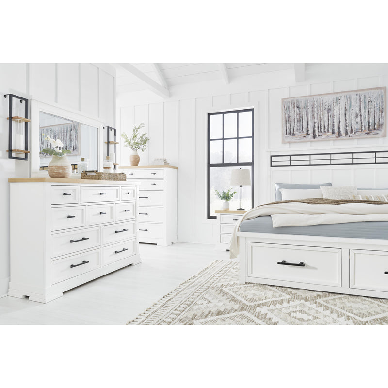 Signature Design by Ashley Ashbryn Queen Panel Bed with Storage B844-57/B844-54S/B844-97 IMAGE 4