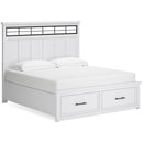 Signature Design by Ashley Ashbryn California King Panel Bed with Storage B844-58/B844-56S/B844-94 IMAGE 1